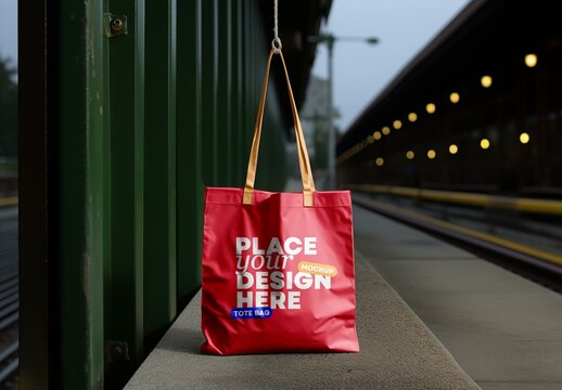 Tote Bag Mockup Generated with AI