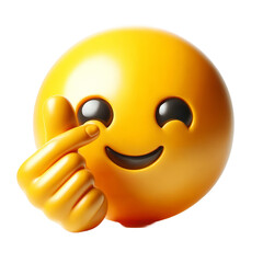 Cute 3d emoji, generative ai