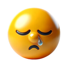 Fototapeta premium Cute 3d emoji, generative ai