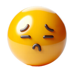 Fototapeta premium Cute 3d emoji, generative ai