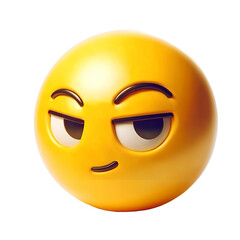 Fototapeta premium Cute 3d emoji, generative ai