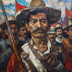 Fototapeta premium The Mexican Revolution: Heroes and Impact