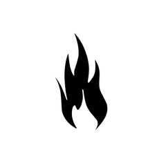 fire silhouette icon