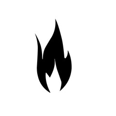 fire silhouette icon