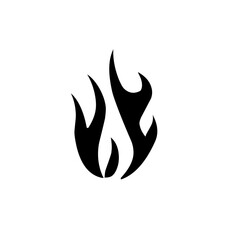 fire silhouette icon