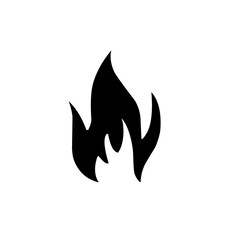 fire silhouette icon