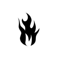 fire silhouette icon