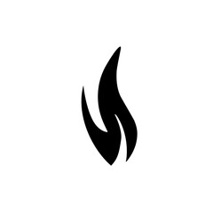 fire silhouette icon