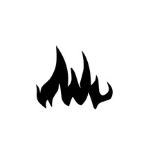 fire silhouette icon