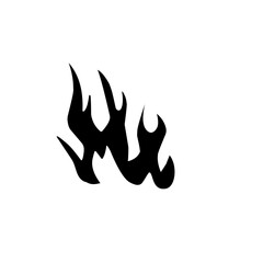 fire silhouette icon