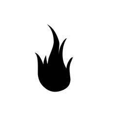 fire silhouette icon