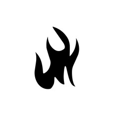 fire silhouette icon