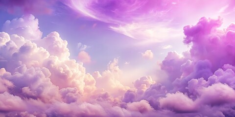 Abstract purple romantic background with clouds and sky, dreamy pastel tones , romance, love, dreamy, abstract, pastel, purple