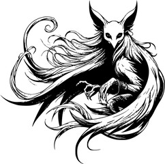 black and white banshee