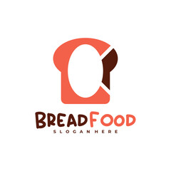 Bread with C logo vector template, Creative Bread logo design concepts