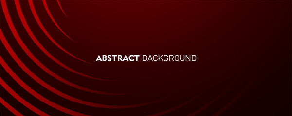 Abstrack red background. dark red abstrack geometric line background. Modern shiny red circle line pattern. Futuristic technology concept. red gradient vector, banner, brochure, poster, banner