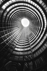 Naklejka premium Circular building architecture