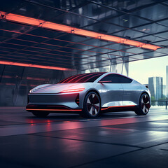 EZ Car: Compact Electric Vehicle Charging in Urban Setting | Future of Eco-friendly Transportation