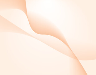 ウェーブ背景　波　オレンジ　7