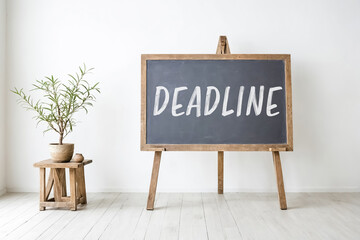 Deadline Chalkboard