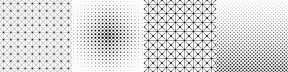Black and white pattern collection