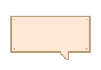 wooden speech bubble