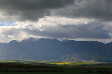 landscape with clouds