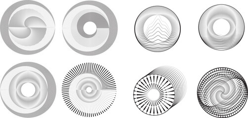 Rotating speed Lines in Spiral Form for comic books . fireworks Explosion background . Vector Illustration . Starburst round Logo . Spiral Design element . Abstract Geometric star rays . Sunburst .