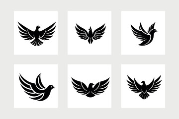 Bird dove icon vector illustration.
