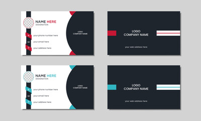Modern multipurpose business card design template 