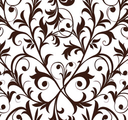 A seamless pattern of abstract on a white background