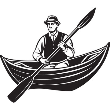 recommend clip art: illustration of a fisherman art black vector silhouette
