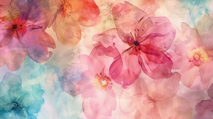 Fototapeta premium Bunch of flowers close-up