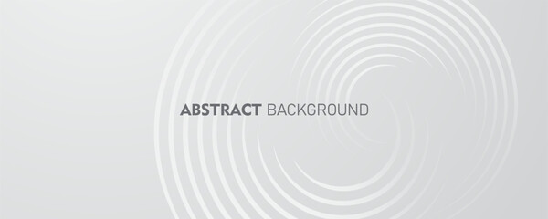 White abstrack background. gray white abstrack geometric line background. Modern shiny white circle line pattern. Futuristic technology concept. white gradient vector, banner, brochure, poster, banner