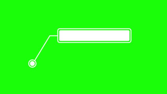 call outs animated callout infograpic info name explanation object green screen 4k looping