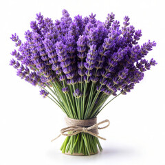 Naklejka premium Bouquet of Lavender Flowers