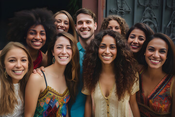 Harmony in Diversity: An Illustration of Diverse Ethnic Backgrounds