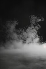Fototapeta premium Smoke from Fire Hydrant