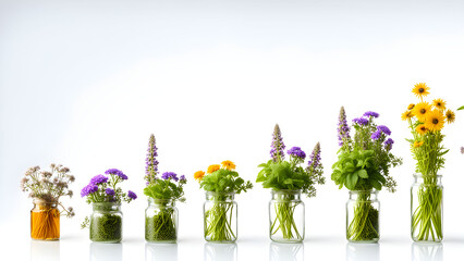 spring flowers in the garden 