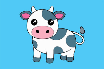 Rustic Cow Vector Graphics for Creative Design Projects – Ideal for Logos, Illustrations, and High-Quality Branding Solutions