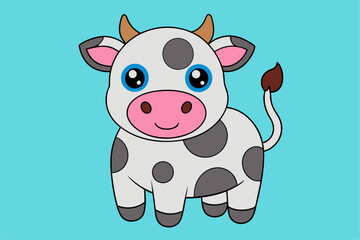 Rustic Cow Vector Graphics for Creative Design Projects – Ideal for Logos, Illustrations, and High-Quality Branding Solutions