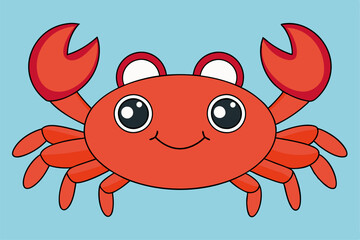 Charming Crab Vector Graphics for Creative Design Projects – Perfect for Logos, Illustrations, and High-Quality Branding