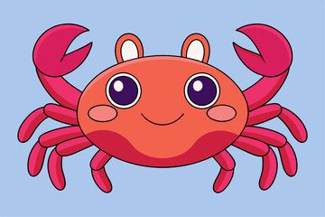 Charming Crab Vector Graphics for Creative Design Projects – Perfect for Logos, Illustrations, and High-Quality Branding