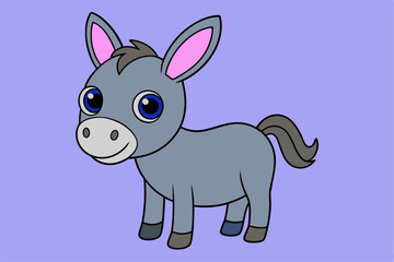 Delightful Donkey Vector Graphics for Unique Design Projects – Ideal for Logos, Illustrations, and High-Quality Branding