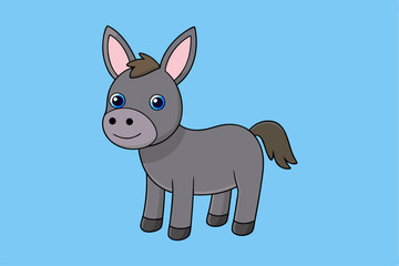 Delightful Donkey Vector Graphics for Unique Design Projects – Ideal for Logos, Illustrations, and High-Quality Branding