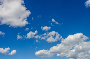 blue sky with clouds