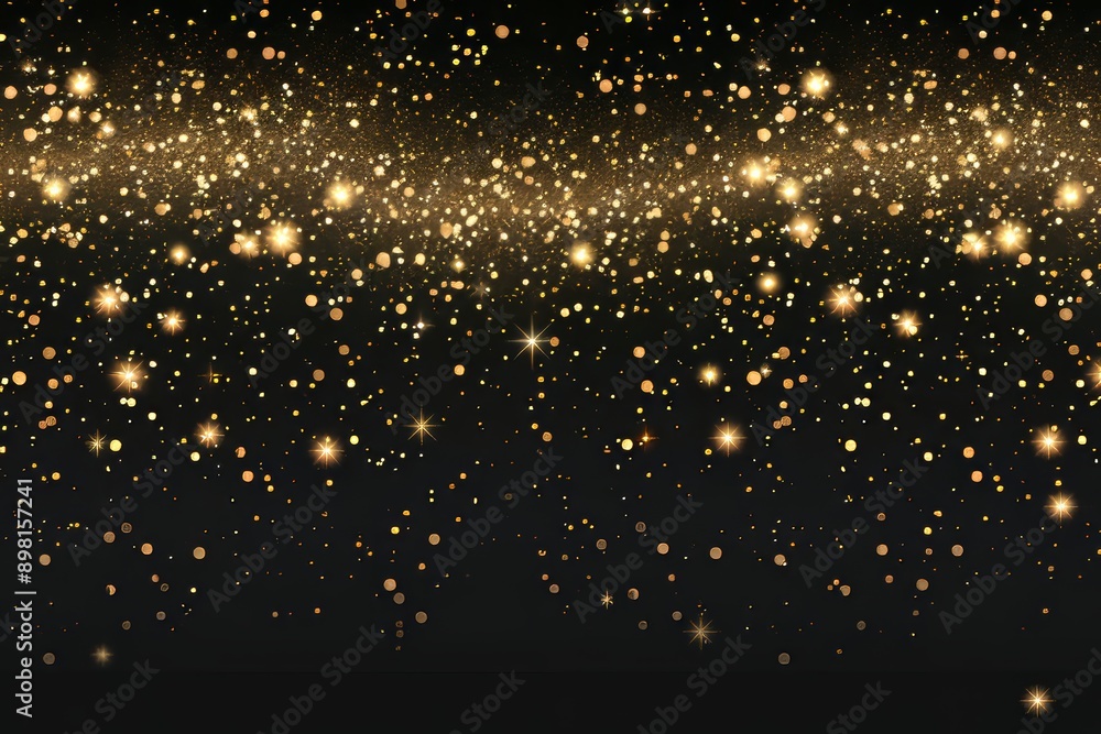 Poster a shimmering background with elements on a transparent background. christmas dust.