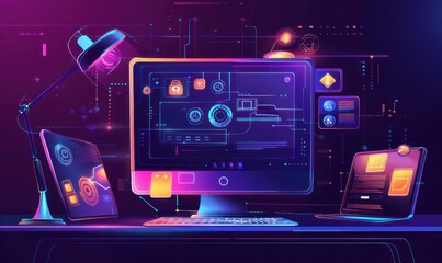 Artificial Intelligence AI Digitalant architect creating artificial intelligence web design.