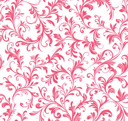 A seamless pattern of abstract on a white background