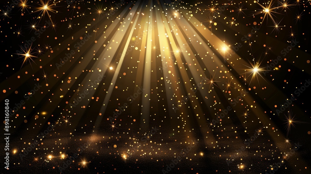 Poster png image of sparks and stars on a transparent background. modern sparkles on a transparent backgrou